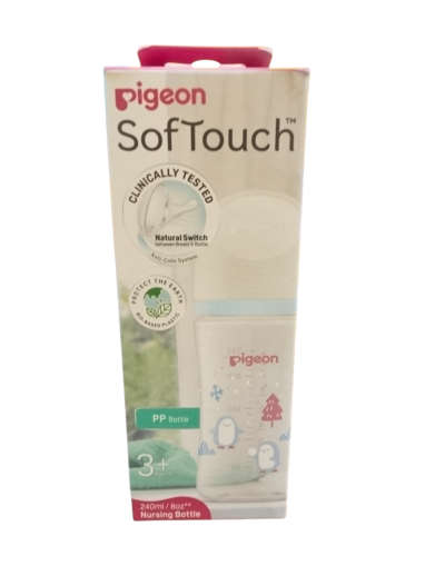 Picture of Pigeon SofTouch Feeder 240ml PP 3m No81298